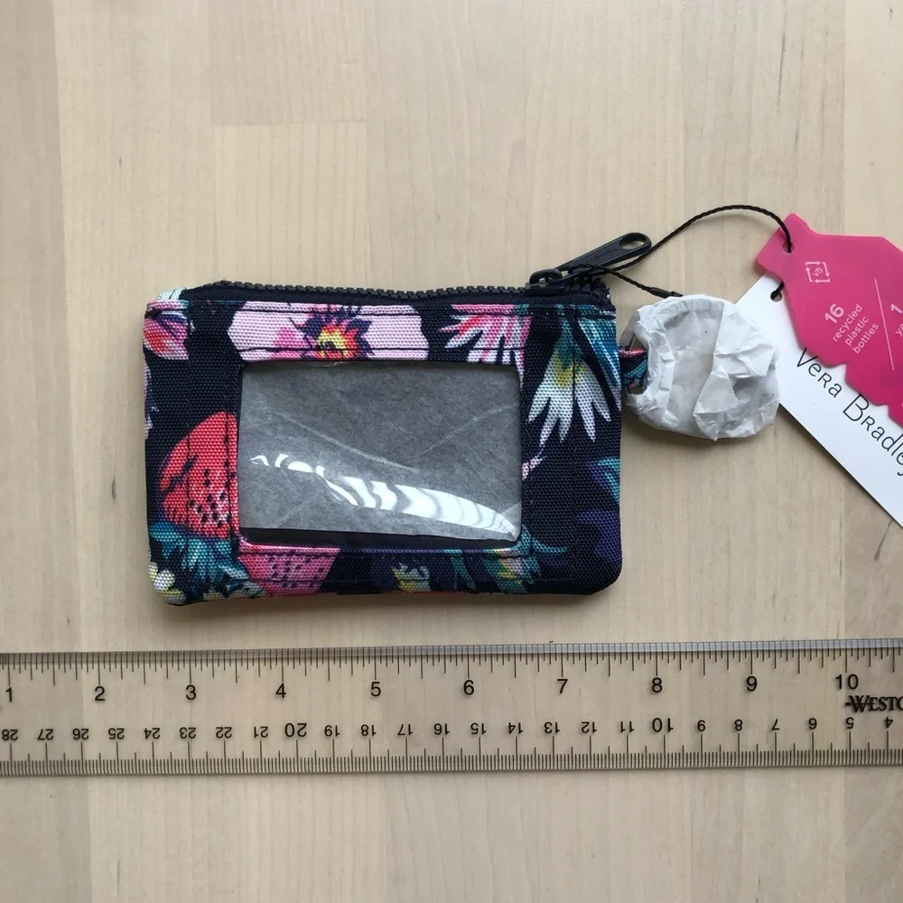 Vera Bradley Zip ID Case and Lanyard in ReActive Garden Picnic